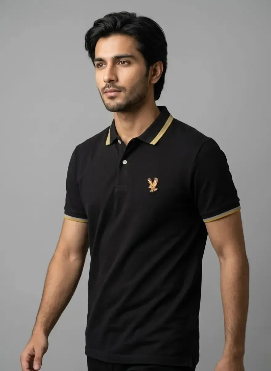 Men's Cotton Plain Polo Shirt