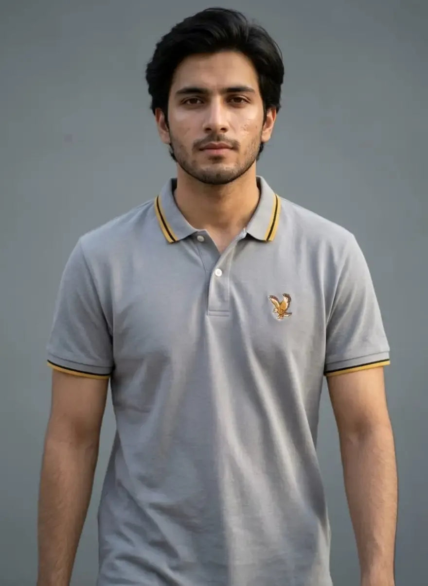 Men's Cotton Plain Polo Shirt
