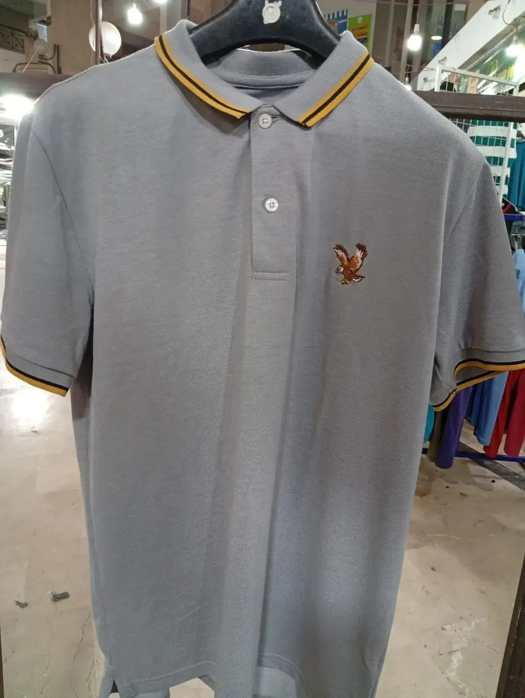 Men's Cotton Plain Polo Shirt