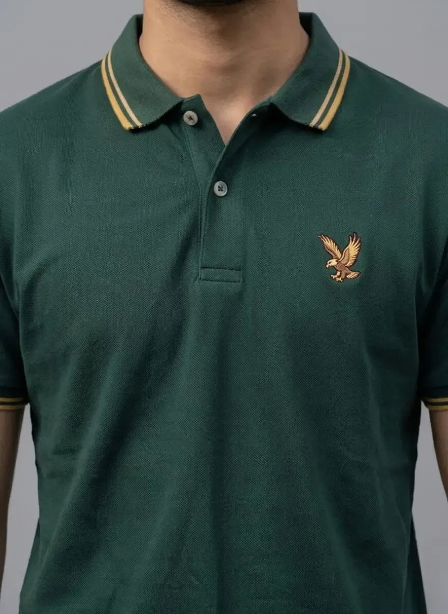 Men's Cotton Plain Polo Shirt