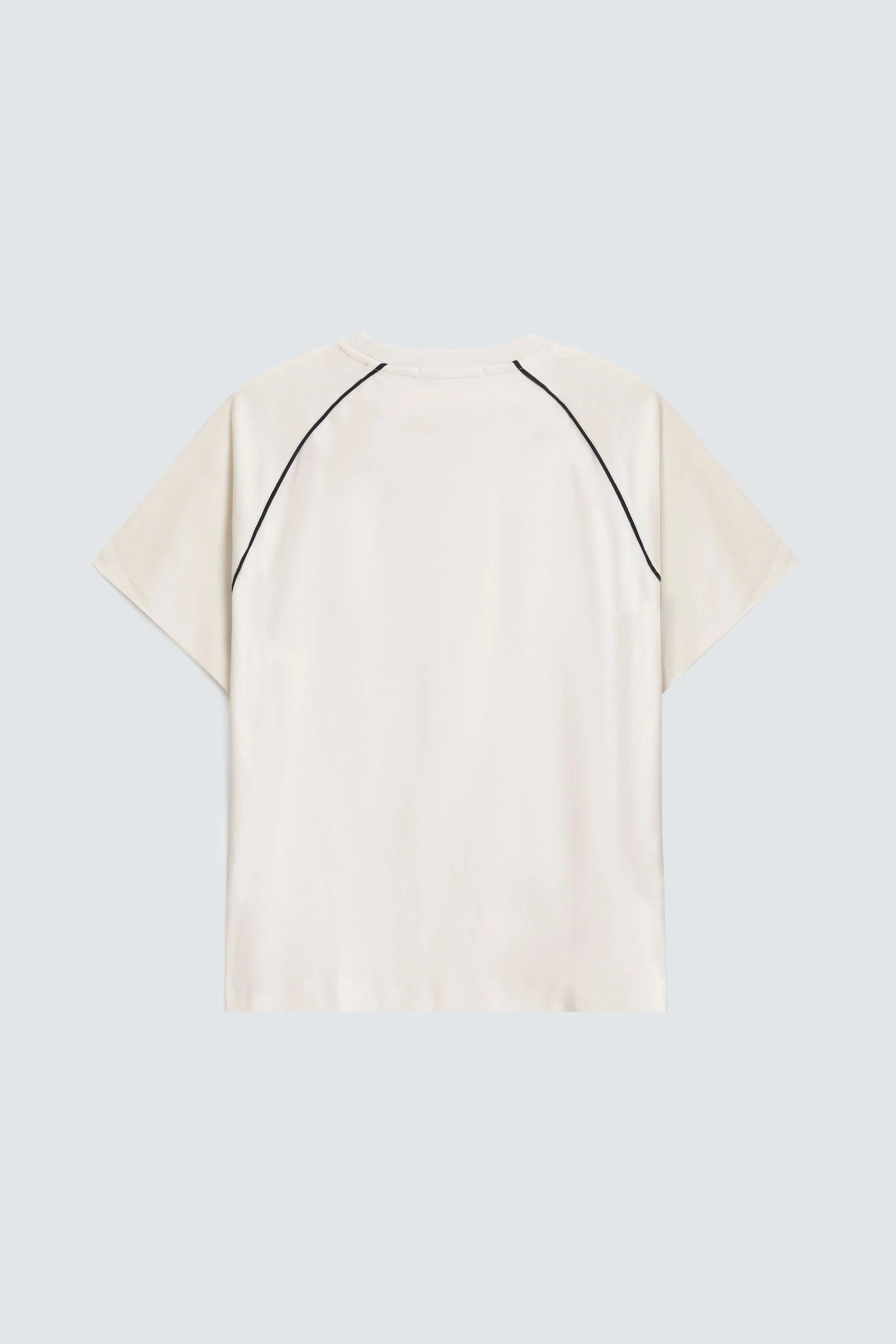 Raglan Sleeves T-Shirt With Label Patch