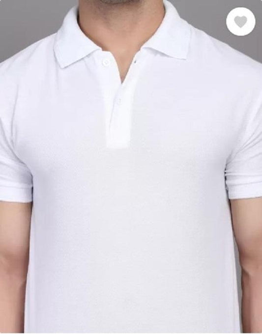 Men Cotton Plain Polo T-Shirt 180GSM Pakistan