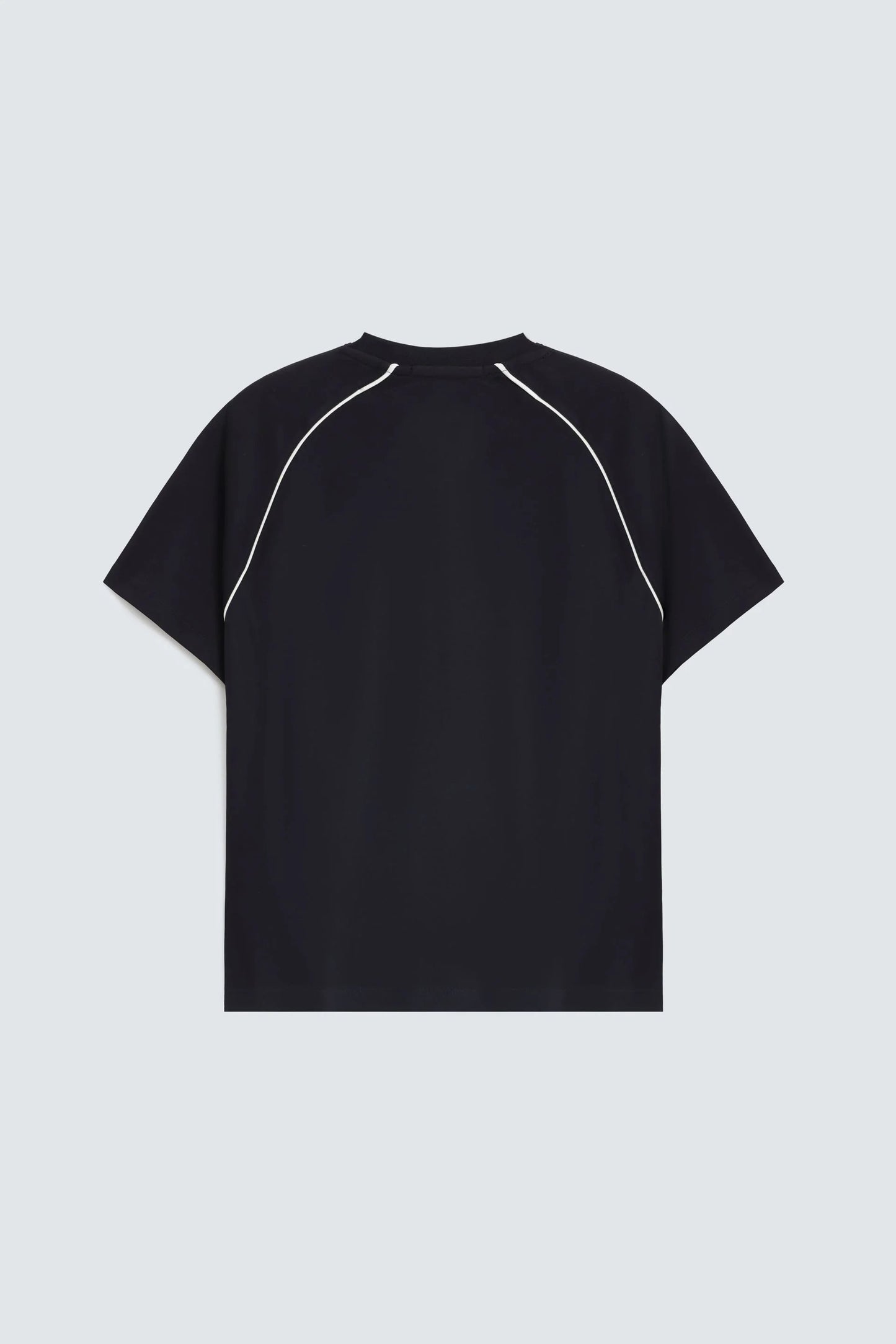 Raglan Sleeves T-Shirt With Label Patch
