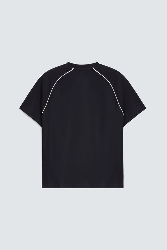 Raglan Sleeves T-Shirt With Label Patch